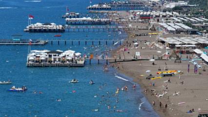 Antalya&rsquo;da yabancı turist sayısı 10 milyonu aştı