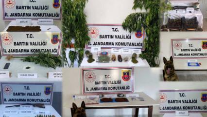Bartın'da uyuşturucu operasyonu: 16 g&ouml;zaltı