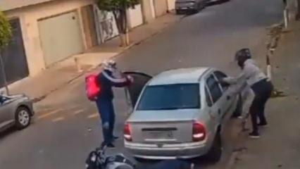 Brezilya'da gasp&ccedil;ıların feci sonu: Peşlerine d&uuml;şen kurban ikisini de &ouml;ld&uuml;rd&uuml;!
