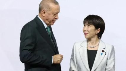 Cumhurbaşkanı Erdoğan, Japonya Başbakanı ile g&ouml;r&uuml;şt&uuml;