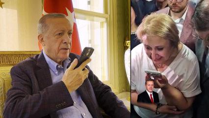 Cumhurbaşkanı Erdoğan Menderes Belediye Başkanvekili se&ccedil;ilen Asuman Şen'i tebrik etti