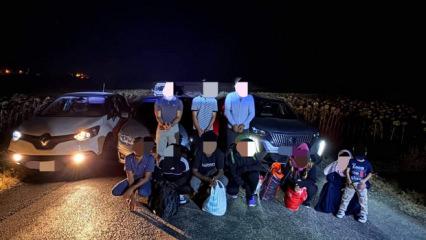 Edirne&rsquo;de durdurulan ara&ccedil;larda 7 ka&ccedil;ak g&ouml;&ccedil;men yakalandı