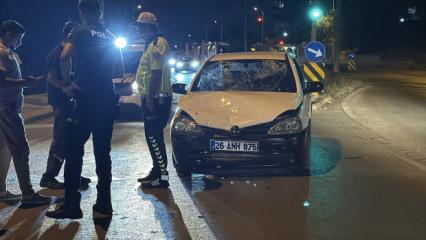 Eskişehir'de otomobil ile motosiklet &ccedil;arpıştı: Yaralılar var