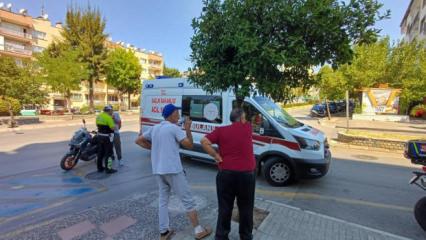 İki motosiklet kafa kafaya &ccedil;arpıştı: 2 yaralı