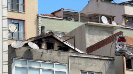 İstanbul'da korkutan bina yangını!