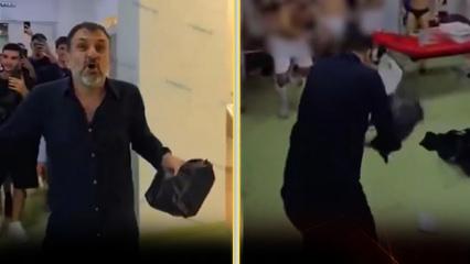 Kul&uuml;p başkanı şovunu yaptı! Para dolu &ccedil;antayı soyunma odasının ortasına sa&ccedil;tı