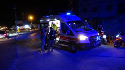 Otomobil motosiklete &ccedil;arptı: İki kardeş yaralandı