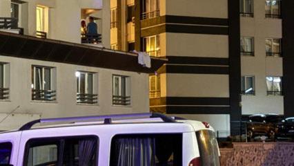 Tartıştığı kadını otelin 5. katından aşağıya attı