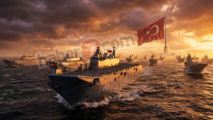 T&uuml;rk donanması 50 yeni savaş gemisiyle d&uuml;nyada ilk beşe ilerliyor