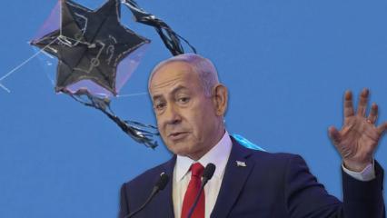 Gazze'den u&ccedil;urulan u&ccedil;urtmalar İsrail'i alarma ge&ccedil;irdi: Netanyahu'dan s&uuml;rg&uuml;n tehdidi