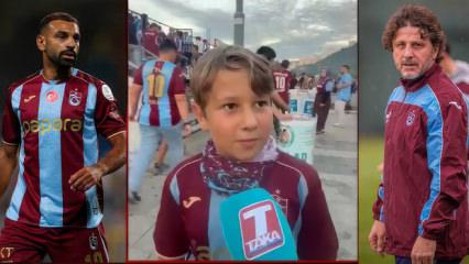 Trabzonsporlu minik taraftarın taktik analizi g&uuml;ndem oldu