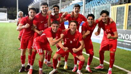 U20 millilerden şov! Kuzey Makedonya'yı sahadan sildiler