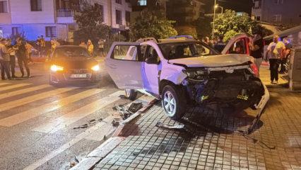 Bartın'da polis aracı kazaya karıştı: 2 polis yaralandı!