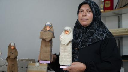 Bayburt&rsquo;un tescilli ehramı oyuncak s&uuml;sl&uuml;yor! Bebekleri g&ouml;renler fiyatını merak ediyor 
