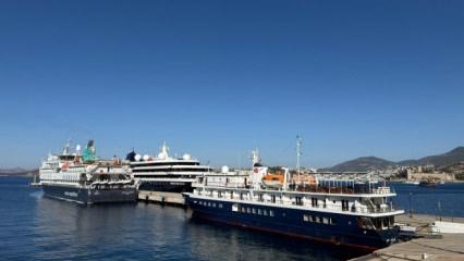 Bodrum'a 3 gemi birden geldi
