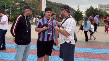 'Camide yattım, maça öyle geldim' diyen taraftara Trabzonspor'dan büyük jest!