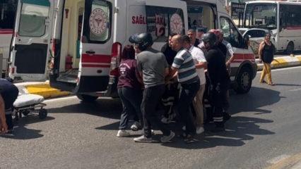 Edirne'de minib&uuml;s ile motosiklet &ccedil;arpıştı: 1 yaralı
