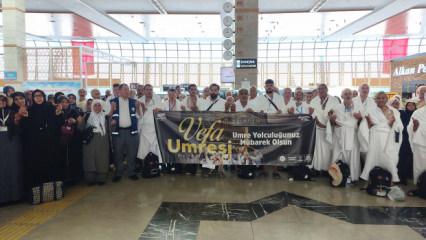 Konya&rsquo;da 'Vefa Umresi' sevinci! İlk kafile yola &ccedil;ıktı!