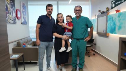 2 yaşındaki Aras'ın nefes alma m&uuml;cadelesi! Soluk borusu genişletildi