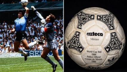Maradona'nın topu a&ccedil;ık artırmada satıldı: Fiyatı dudak u&ccedil;uklatıyor!