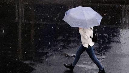 Meteoroloji'den pek &ccedil;ok ile sağanak yağış uyarısı