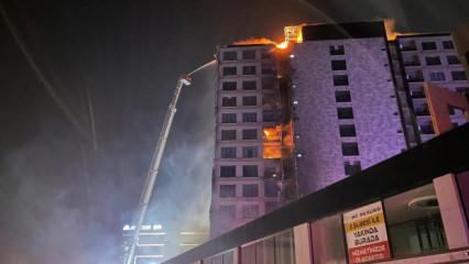 Son dakika: Diyarbakır'da plaza yangını! 