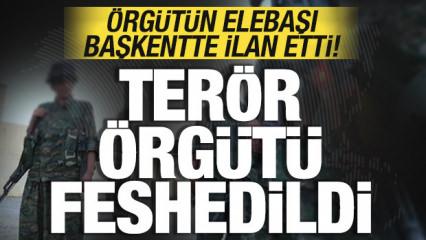 &Ouml;rg&uuml;t&uuml;n elebaşı başkentte ilan etti! Ter&ouml;r &ouml;rg&uuml;t&uuml; SDG feshedildi!