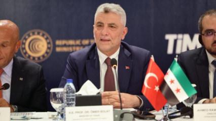 Ticaret Bakanı Bolat, Şam'da ikili g&ouml;r&uuml;şmelerde bulundu