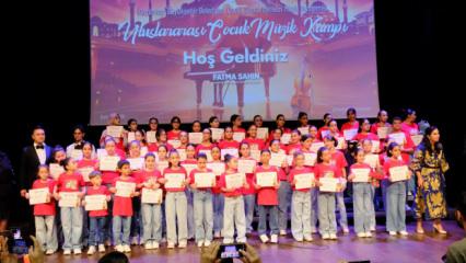 Gaziantep Uluslararası &Ccedil;ocuk M&uuml;zik Kampı sona erdi 