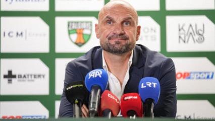 Zalgiris'in hocası Beşiktaş galibiyeti sonrası konuştu: Yendiğimize inanamıyorum
