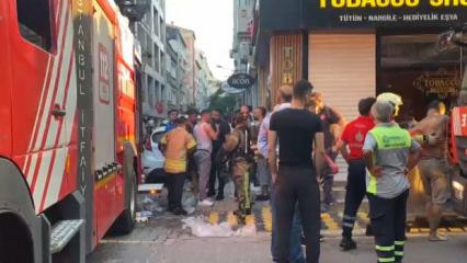 Bakırk&ouml;y'de 6 katlı otelde yangın! &Ccedil;ok sayıda yaralı var