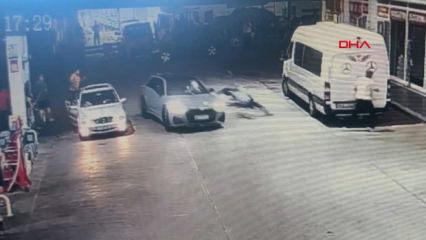 Edirne'deki feci anların g&ouml;r&uuml;nt&uuml;s&uuml; ortaya &ccedil;ıktı: İki kişiyi b&ouml;yle ezip ka&ccedil;mış!
