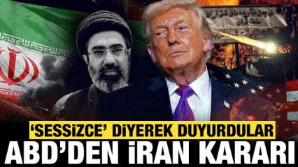 ABD'den son dakika İran kararı: "Sessizce" diyerek duyurdular!