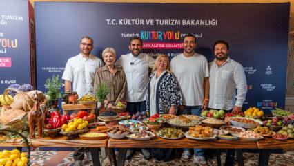 &Ccedil;anakkale'nin 52 lezzet noktası festivalde ziyaret edildi