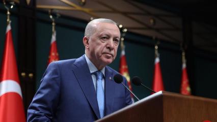 Cumhurbaşkanı Erdoğan'dan başsağlığı mesajları