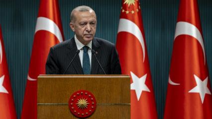 Cumhurbaşkanı Erdoğan'dan şehit polis memuru Topatan'ın ailesine başsağlığı mesajı