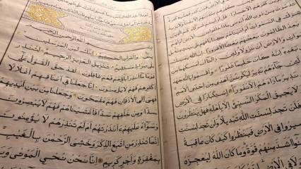 D&uuml;nyanın ikinci en b&uuml;y&uuml;k el yazması Kur&rsquo;an-ı Kerim&rsquo;i g&ouml;renleri hayran bıraktı!