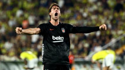 Dusan Vlahovic, derbiyi boş ge&ccedil;medi