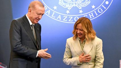Erdoğan'dan son dakika Meloni a&ccedil;ıklaması! Başbakan &uuml;lke tarihine ge&ccedil;ti