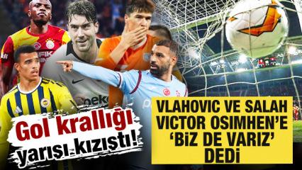 Gol krallığı yarışı kızıştı! Osimhen'in &ouml;nde olduğu listede Vlahovic 'ben de varım' dedi