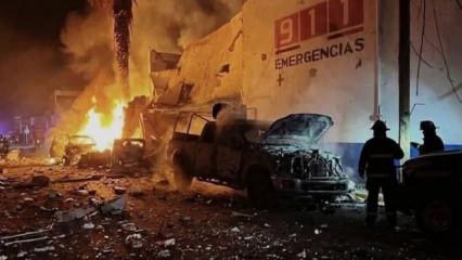 Meksika'da polis karakoluna bombalı saldırı