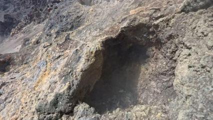 Tend&uuml;rek Dağı&rsquo;nda nefes kesen keşif! Sıcaklık 84 derece &ouml;l&ccedil;&uuml;ld&uuml;