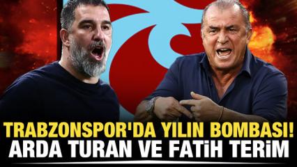 Trabzonspor'da yılın bombası! Arda Turan ve Fatih Terim