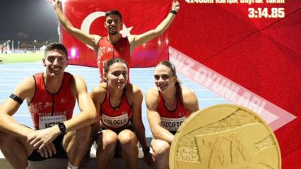 T&uuml;rkiye&rsquo;den atletizmde tarihi başarı