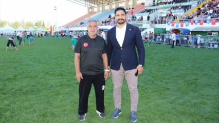 G&uuml;reş Federasyonu Başkanı Taha Akg&uuml;l hedefi "Madalyaları toplamak istiyoruz" diyerek koydu