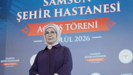 Emine Erdoğan'dan Samsun Şehir Hastanesi A&ccedil;ılış T&ouml;reni'ne ilişkin paylaşım