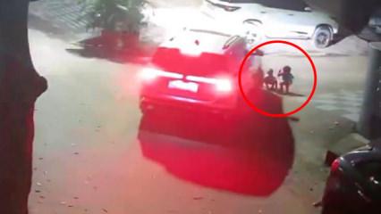 2 yaşındaki kızı ezdi, bakıp ka&ccedil;tı! Kan donduran anlar kamerada