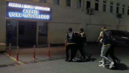 Ankara'da 'kurşunlama' ve 'tehdit' ş&uuml;phelisi saklandığı adreste yakalandı