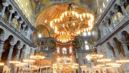 Ayasofya-i Kebir Cami-i Şerifi'nin restorasyon projesinde yeni aşamaya ge&ccedil;iliyor