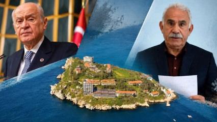 Bah&ccedil;eli a&ccedil;ıkladı: &Ouml;calan i&ccedil;in İmralı'da ev inşa edildi